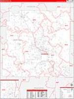 Bartow, Ga Carrier Route Wall Map