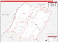 Bath, Va Carrier Route Wall Map