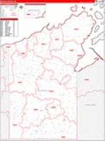 Bayfield, Wi Carrier Route Wall Map