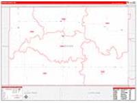 Beaver, Ok Carrier Route Wall Map