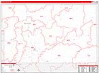 Becker, Mn Carrier Route Wall Map