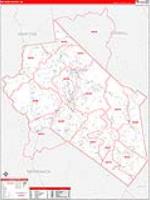 Belknap, Nh Carrier Route Wall Map