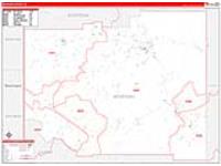 Benewah, Id Carrier Route Wall Map