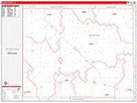 Benton, In Carrier Route Wall Map