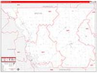 Benton, Mn Carrier Route Wall Map