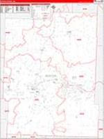 Benton, Mo Carrier Route Wall Map