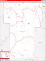 Benton, Ms Carrier Route Wall Map