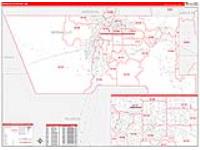 Bernalillo, Nm Carrier Route Wall Map