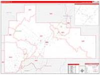 Bingham, Id Carrier Route Wall Map