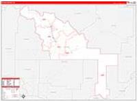 Blaine, Id Carrier Route Wall Map