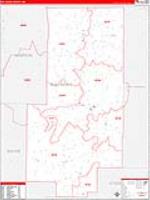 Bollinger, Mo Carrier Route Wall Map