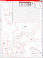 Bonner, Id Carrier Route Wall Map