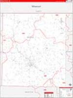 Boone, Ar Carrier Route Wall Map