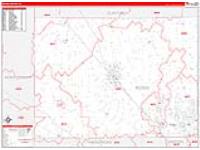 Boone, In Carrier Route Wall Map