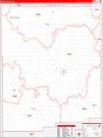 Boone, Ne Carrier Route Wall Map