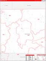 Borden, Tx Carrier Route Wall Map