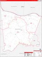 Bracken, Ky Carrier Route Wall Map