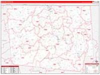 Bradford, Pa Carrier Route Wall Map