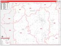 Branch, Mi Carrier Route Wall Map