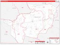 Brantley, Ga Carrier Route Wall Map