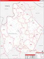 Breckinridge, Ky Carrier Route Wall Map