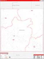 Briscoe, Tx Carrier Route Wall Map