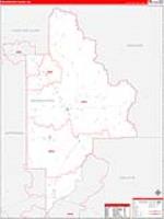 Broadwater, Mt Carrier Route Wall Map