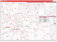 Broome, Ny Carrier Route Wall Map