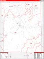 Brown, In Carrier Route Wall Map