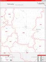 Brown, Ks Carrier Route Wall Map