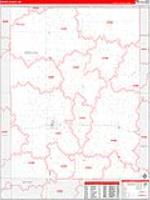 Brown, Sd Carrier Route Wall Map