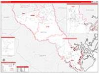 Bryan, Ga Carrier Route Wall Map