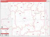 Buchanan, Ia Carrier Route Wall Map