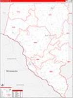 Buffalo, Wi Carrier Route Wall Map