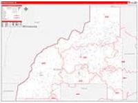 Burnett, Wi Carrier Route Wall Map