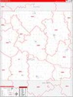 Butler, Ia Carrier Route Wall Map