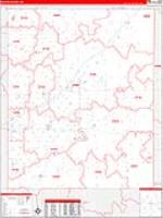 Butler, Ks Carrier Route Wall Map