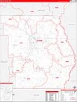 Butler, Mo Carrier Route Wall Map