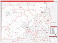 Butler, Oh Carrier Route Wall Map