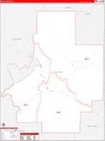 Butte, Id Carrier Route Wall Map