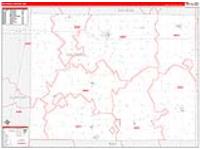Caldwell, Mo Carrier Route Wall Map