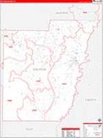 Calhoun, Fl Carrier Route Wall Map