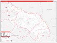 Calhoun, Sc Carrier Route Wall Map