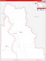 Camas, Id Carrier Route Wall Map