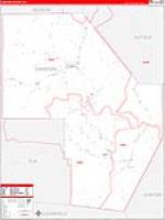 Cameron, Pa Carrier Route Wall Map