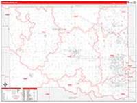 Canadian, Ok Carrier Route Wall Map