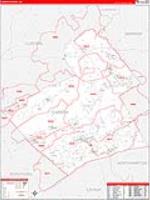 Carbon, Pa Carrier Route Wall Map