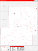 Carbon, Wy Wall Map Zip Code