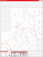 Carbon, Wy Carrier Route Wall Map