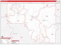Carroll, Ar Carrier Route Wall Map